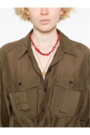 Camicia Nath in cotone cachi MARANT ÉTOILE | CH0131FDB3J04E67KI